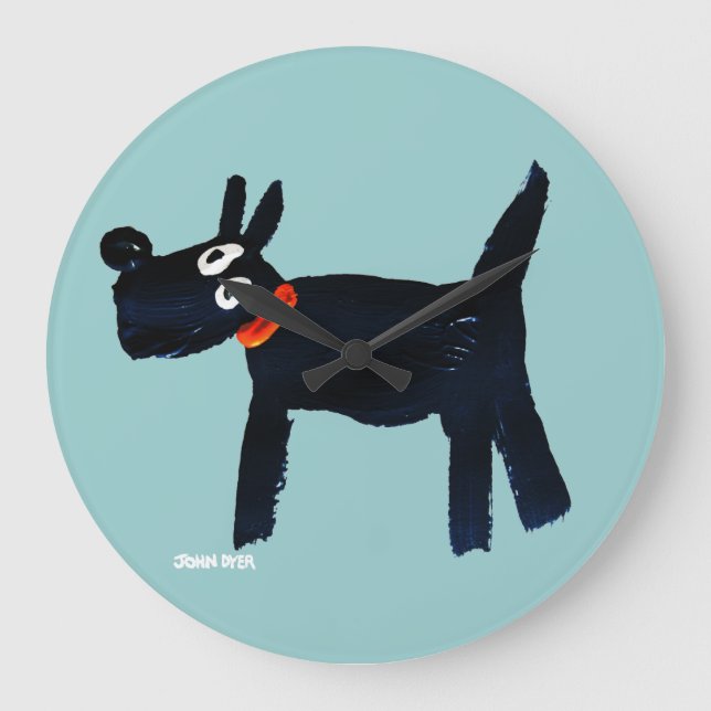 Horloge d'art : John Dyer Scotty Dog (Recto)