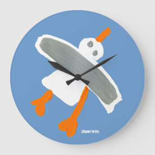 Horloge d'art : Mouette de tinctorial de John
