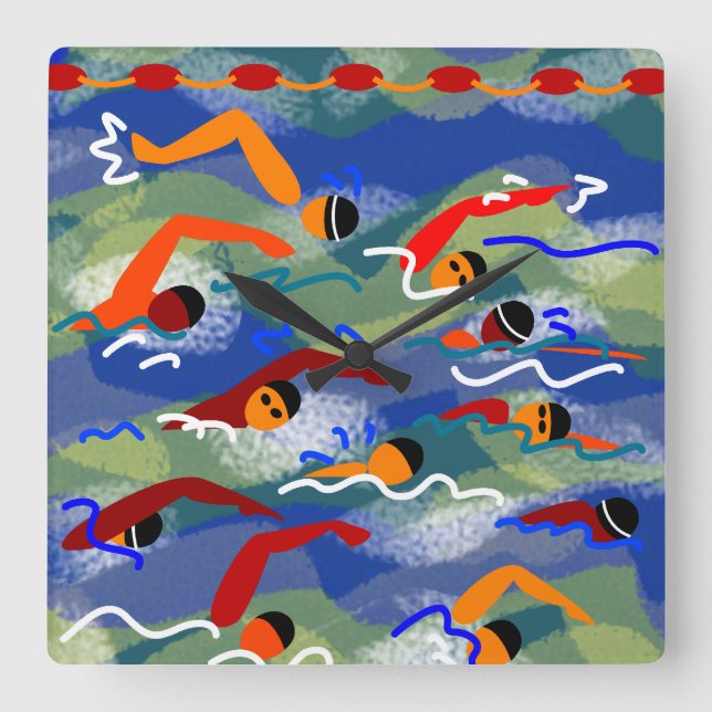 Horloge de bain d'eau libre (Recto)