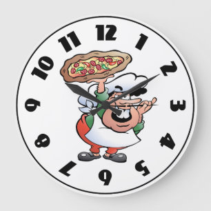 Horloge de Baker de pizza