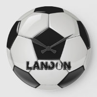 Horloge de balle de football personnalisée