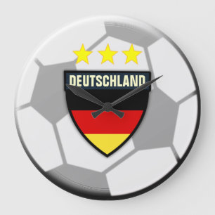 Horloge de ballon de football du Deutschland