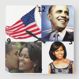 Horloge de BARACK ET de MICHELLE OBAMA