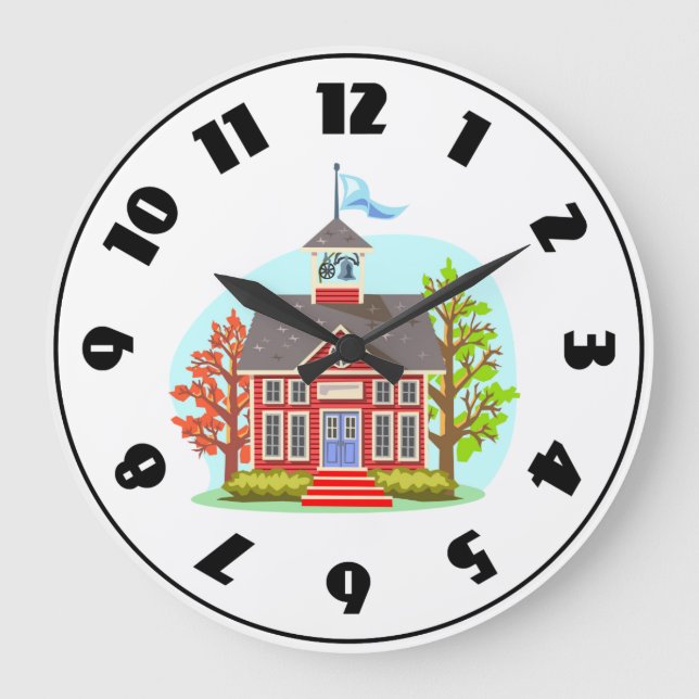Horloge de bâtiment scolaire (Recto)