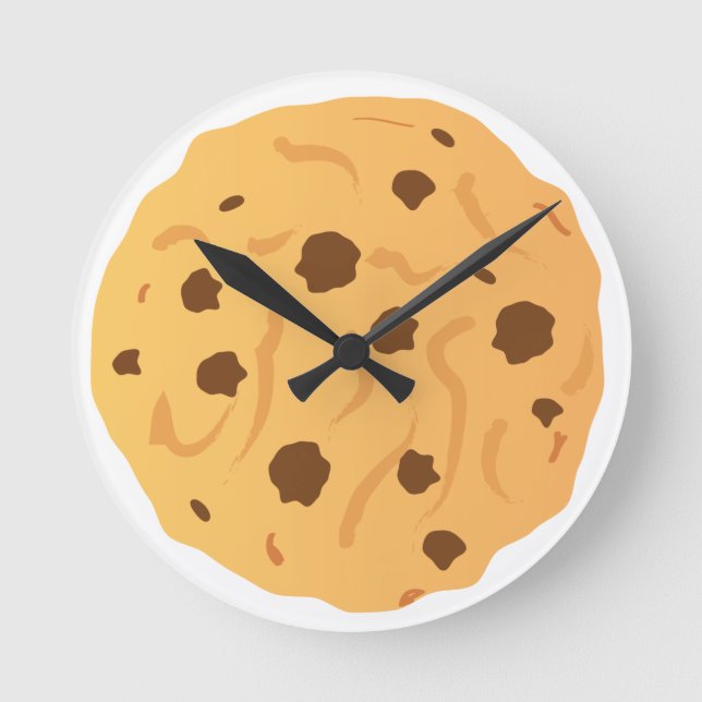 Horloge de biscuits à chips de chocolat (Recto)