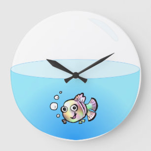 Horloge de bol de poisson