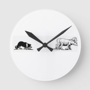 Horloge de border collie