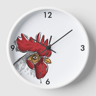 Horloge de cadre en bois