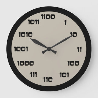 Horloge de code binaire