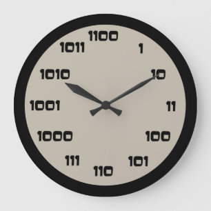 Horloge de code binaire