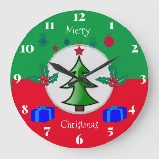 Horloge de cuisine de Noël