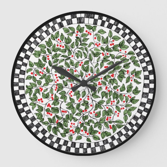 Horloge De Cuisine De Style Rétro (Recto)