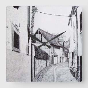 Horloge de dessin de l'allée française