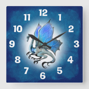 Horloge de Dragon Bleu