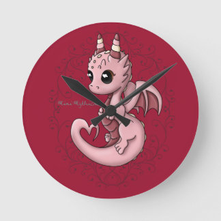 Horloge de dragon d'amour