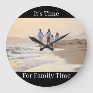 Horloge de famille personnalisée