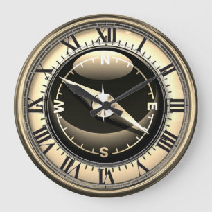 Horloge de Faux Compass