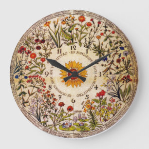 Horloge de fleur de Blumenuhr
