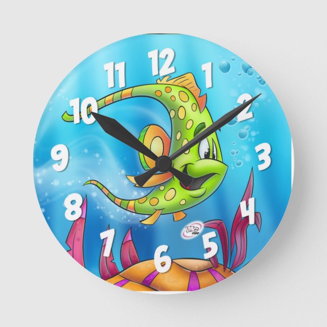 Horloge de FriendFish mignonne (Recto)