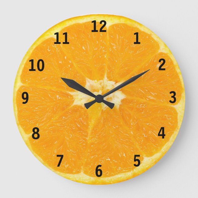 Horloge de fruits orange (Recto)