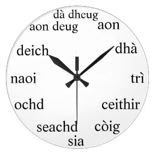Écossais Horloge murale gardes 