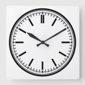 Horloge de gare noir blanc horloge murale ronde cl