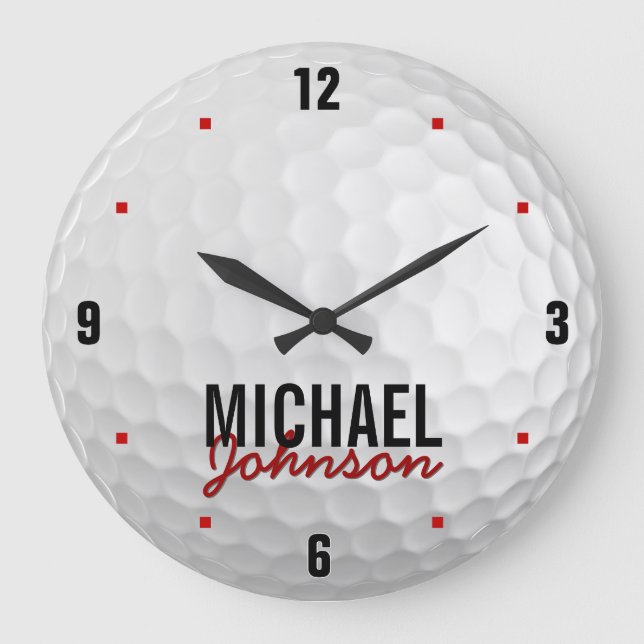 Horloge de golf personnalisée (Recto)