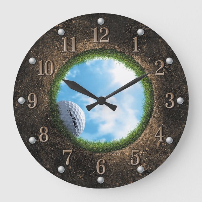 Horloge de golf personnalisée (Recto)