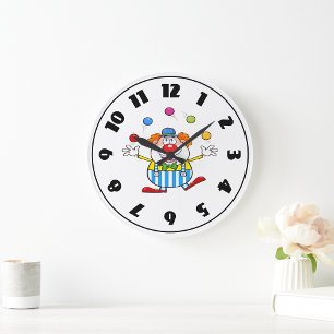 Horloge de Jonglage drôle de clown