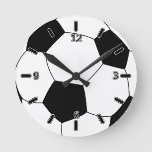 Horloge De La Boule De Football (Avec Numéros)