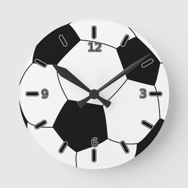 Horloge De La Boule De Football (Avec Numéros) (Recto)