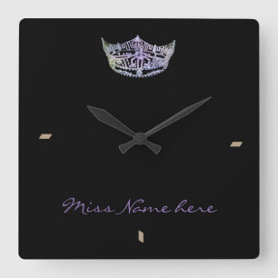 Horloge de la couronne Silver Rain style Miss Amer