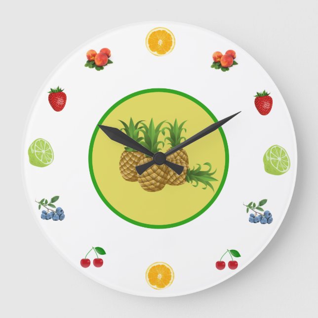 Horloge de la cuisine de fruits (Recto)