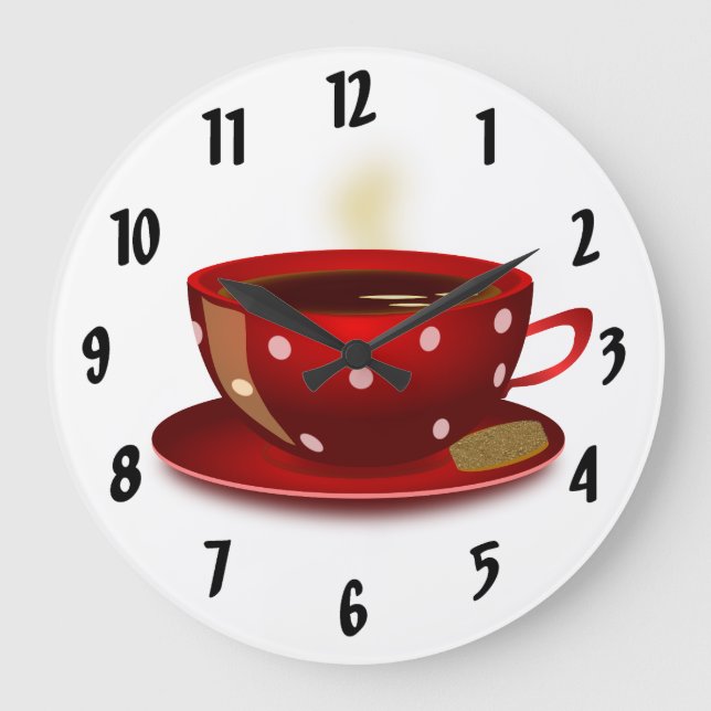 Horloge de la cuisine de la Coupe du Café Rouge (Recto)
