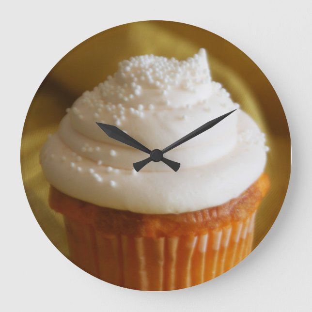 Horloge de la cuisine de la vanille Cupcake (Recto)