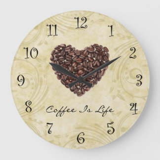 Horloge de la cuisine du café