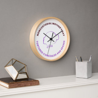 Horloge de la fête des mères non gardiennes