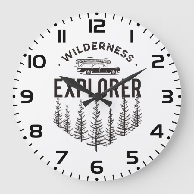 Horloge de la gare d'exploration de la nature sauv (Recto)