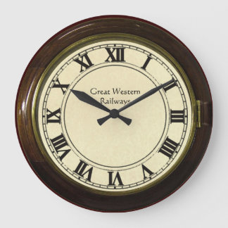 horloge de la gare vintage