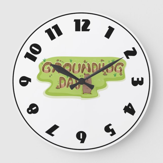 Horloge de la journée de la marmotte (Recto)