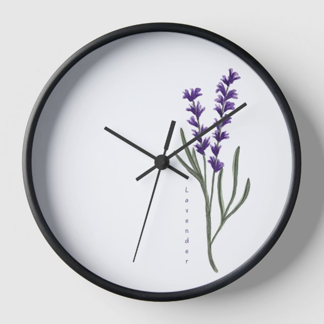 Horloge de la lavande (Recto)