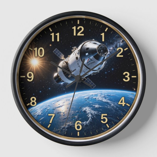 Horloge de la mission lunaire Artemis (Recto)