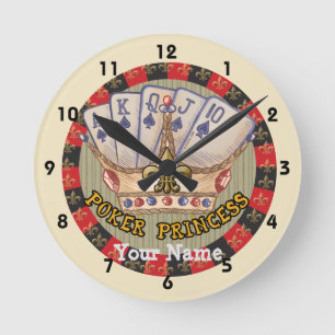 Horloge de la princesse de poker