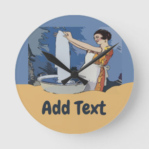 Horloge de la salle de blanchisserie, ajouter le n