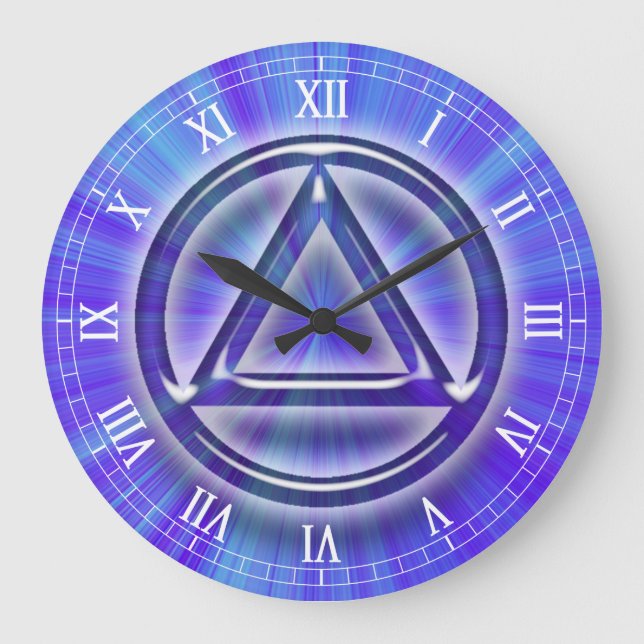 Horloge de la sobriété de récupération (Recto)