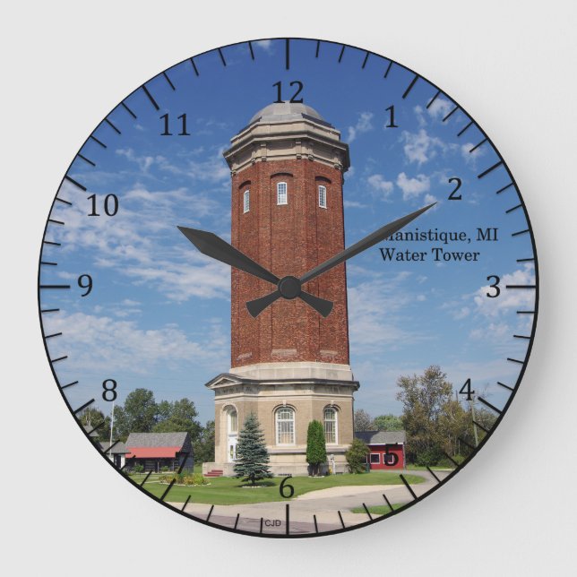 horloge de la tour d'eau Manistique (Recto)