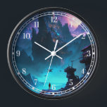 Horloge de la ville futuriste de science-fiction<br><div class="desc">Ville futuriste de science-fiction</div>
