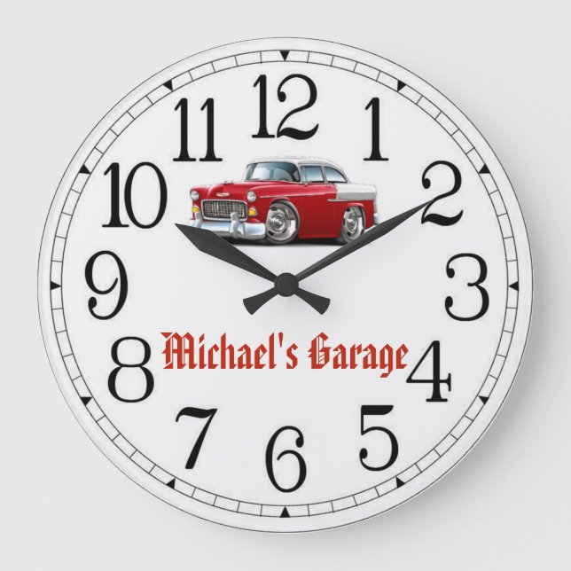 Horloge de la voiture classique de Michael's Garag (Recto)