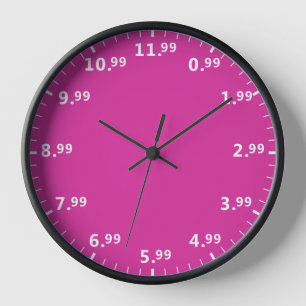 Horloge de l'amoureux du shopping - Amour à magasi