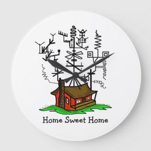 Horloge de l'antenne radio de jambon fou par Brown